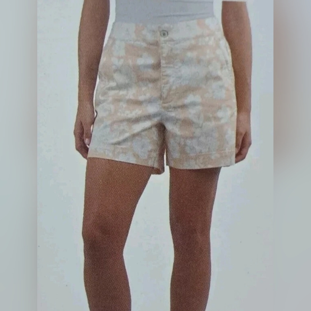 XXL JACHS GIRLFRIEND Cotton Modal Stretchy Floral Women's Shorts